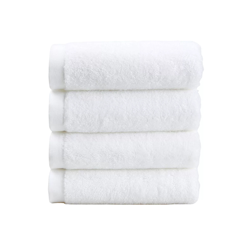 Premium Cotton White Plain Terry Loop Hotel Hotel Bath ručníky