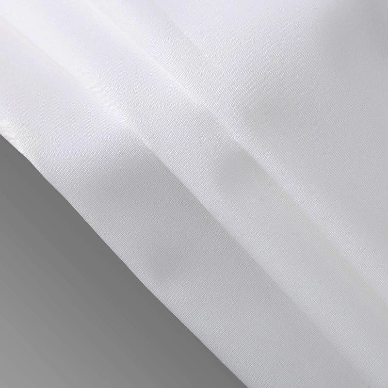 50 Cotton 50 Polyester Plain Weave White 200t Hotel Textile Fabric