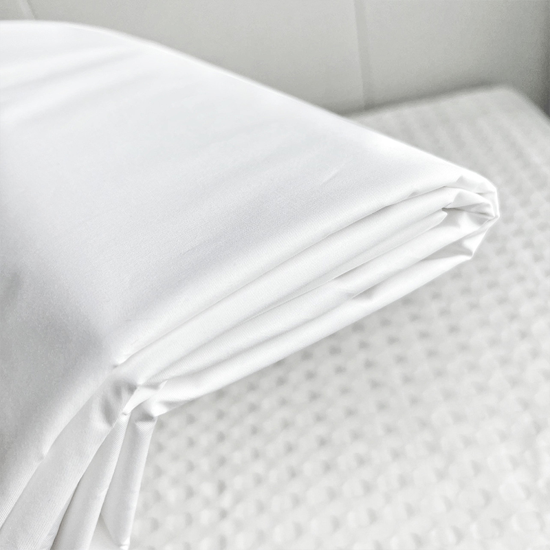 300 Počet vláken Plain Satin Cotton White Hotel Top listy