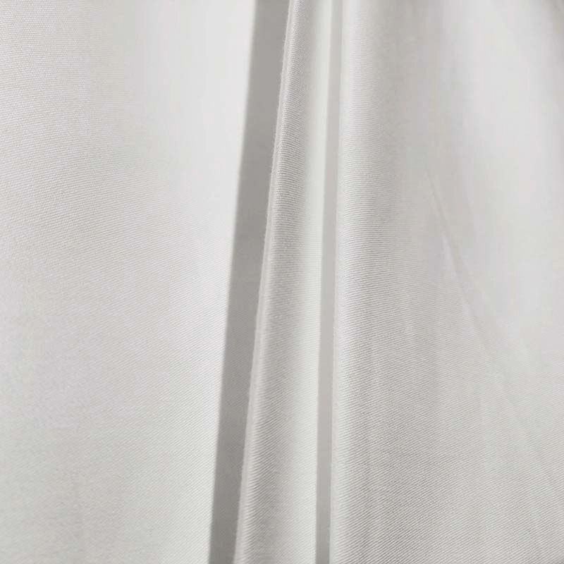 Čistá bavlna 250tc Plain Satin White Hotel Bedding Lacking