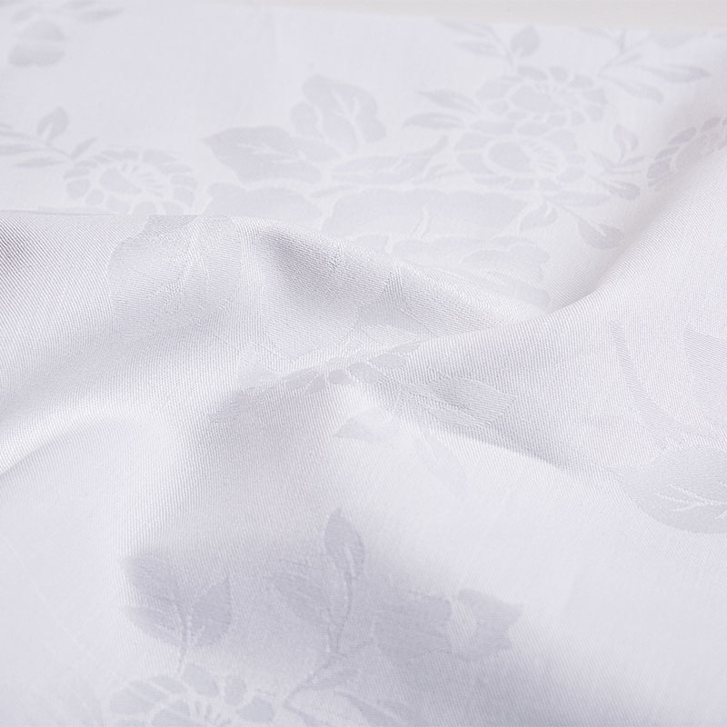 Bavlněná sateen jacquard tkanina
