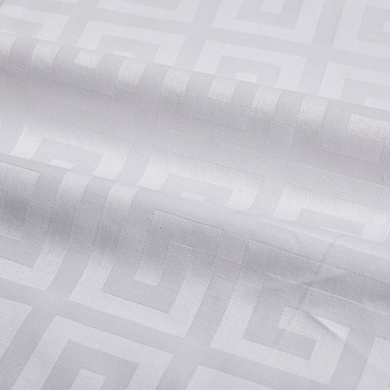 Kvalitní jacquard geometrická bavlněná látka pro hotely